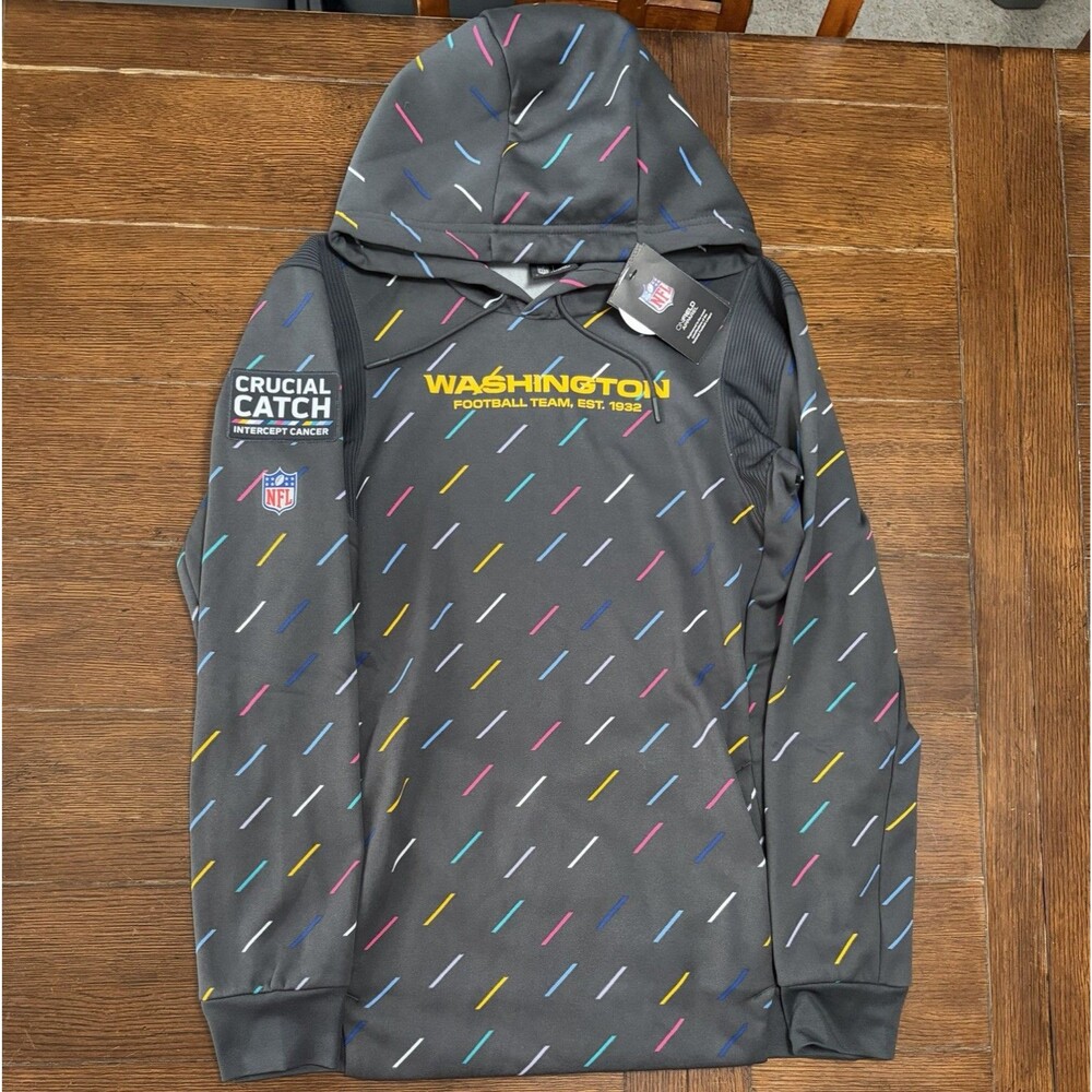 2017 Washington Commanders Nike Men’s Size S Crucial Catch Hoodie Sweatshirt NWT